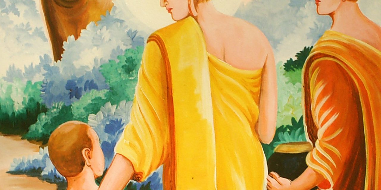 When I grow up, I want to be worthy of growing up in Buddha’s shadow